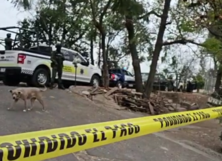 Localizan restos humanos de una persona descuartizada en una maleta en la rivera del Río Lerma, en la colonia Nativitas, en Salamanca.