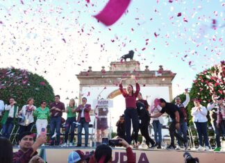 Alma Alcaraz, presentó sus propuestas de seguridad, educación y salud, que forman parte de los 50 ejes en los que basará su gobierno.