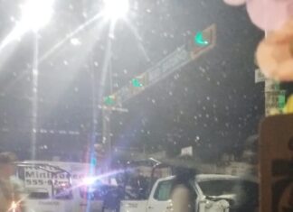 Choque entre una unidad de la Guardia Nacional y un vehículo particular, dejo un saldo de cuatro elementos y cuatro civiles lesionados, en León.