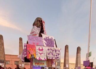 Marchan en Salamanca por el 8M para exigir que termine la violencia contra las mujeres