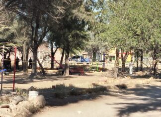Una mujer fue asesinada a balazos en el parque de juegos infantiles de la colonia San Rafael, en Celaya.