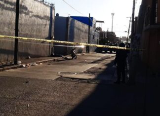 Esta mañana un hombre fue asesinado a balazos en la zona centro de Purísima del Rincón