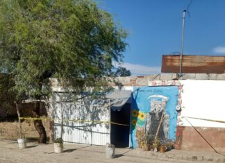 Una mujer fue asesinada al interior de su domicilio en la colonia La Loma en Valle de Santiago; la tarde de este martes.