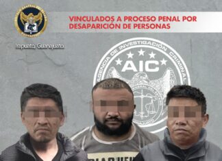 Vinculados a proceso penal por desaparición de personas en Irapuato