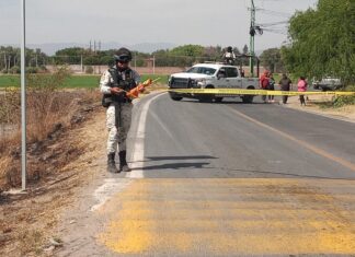 Ejecutan a motociclista en el camino de acceso a la comunidad de San Miguel Octopan, en Celaya.
