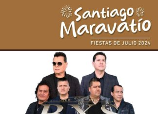 Grupo»Brindis» en Santiago Maravatío, este 24 de Julio.