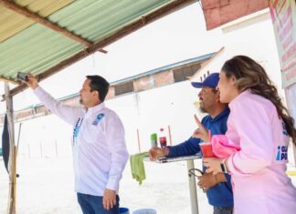 Avanzada de la campaña de AN amenazan e intimidan a militantes y simpatizantes de MORENA para que retiren lonas y publicidad de sus casas.