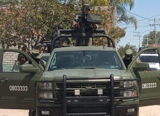 Cuatro detenidos en operativo interinstitucional en los límites entre Villagrán y Juventino Rosas.