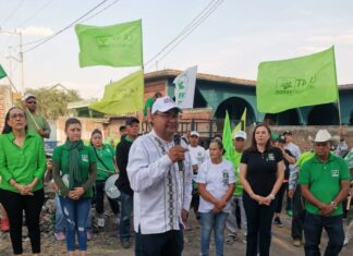 Candidatos de Morena a diputación local y federal se unen a campaña del Partido Verde en Yuriria, conseguirán votos para la candidata a la reelección