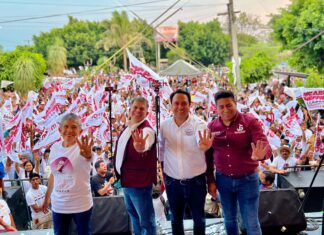 Festejan a las mamás y dan cierre regional de campaña en San Nicolás de los Agustinos**