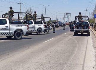 Un juego pirotécnico de tamaño considerable alerto a elementos de la Guardia Nacional.
