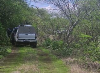 Localizan los cuerpos de tres personas semi enterrados, en una fosa clandestina en la comunidad de Santiaguillo de Garcia en Salamanca.