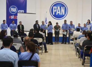 Acción Nacional pregona su triunfo municipal en Yuriria, sin PRI y sin PRD.