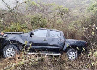 Volcadura en la carretera Guanajuato- Dolores Hidalgo, dejo un saldo de una persona lesionada de consideración.