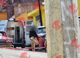 Localizan el cuerpo sin vida de un hombre desnudo en la colonia Plan de Ayala en Uriangato, la mañana de este domingo.