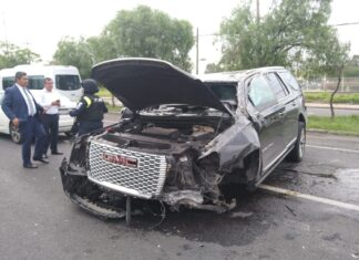 Se accidenta cuñado del ex gobernador Miguel Márquez en la carretera Silao- Guanajuato.