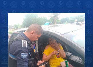 Policía municipal de San Francisco del Rincón, localizo auna mujer víctima de secuestro virtual.