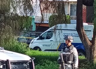 Ejecutan a ciclista en la colonia Valle de los Naranjos en Celaya.