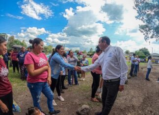 Entrega de Obras en la Comunidad de Coalanda en Valle de Santiago.
