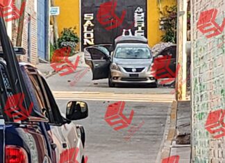 Civiles armados se enfrentán a balazos en la colonia Deportivo en Yuriria.