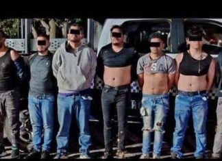 Tras operativo fueron asegurados ocho presuntos asaltantes en #Cuitzeo