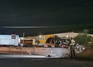 Una persona fallecida y nueve lesionados en el choque múltiple en la carretera federal Celaya – Salvatierra.