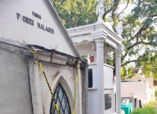 Urgente localización de propietarios de gavetas en riesgo de colapso en el Panteón Municipal “San Elías”