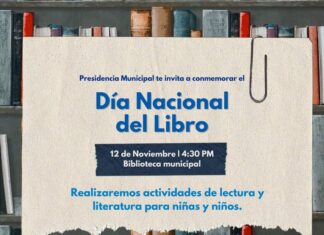 Conmemoraron el Día Nacional del Libro este 12 de noviembre en Santiago Maravatío.