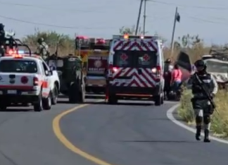 Choque entre dos vehículos en la carretera estatal Salamanca – Juventino Rosas, dejo un saldo de dos muertos y tres heridos