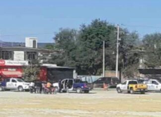 Ataque armado en el campo de béisbol de la comunidad de Caleras de Amexhe, dejo un saldo de una persona sin vida y cinco más heridas.