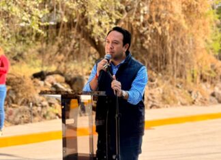 Rehabilitan calle López Mateos en Urireo con inversión de más de 4 millones de pesos