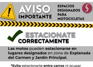 Habilitan espacios exclusivos para motocicletas en el primer cuadro de Salvatierra