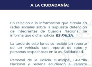Autoridades municipales de Irapuato desmienten que se haya detenido a elementos de alguna institución federal de Seguridad.