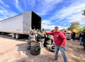 Salvatierra realiza con éxito la primera campaña de reciclaje de llantas en desuso