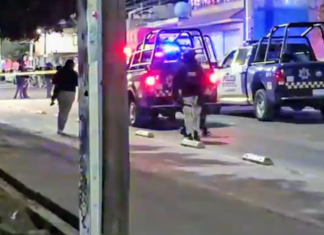 Una persona del sexo masculino fue asesinada a balazos al interior de un puesto de tacos, en la colonia San Francisco de Asís, en Salamanca.