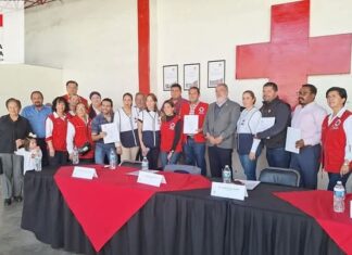 Se realizó la instalación del Consejo Directivo de la delegación de Cruz Roja Mexicana de Valle de Santiago.