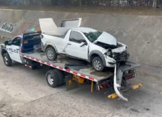 Dos accidentes se registraron en las inmediaciones del malecón del Río, en León; no hay lesionados.