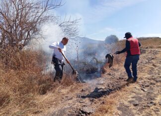 Atiende PC. Reportes de incendios de esquilmos y lleva a cabo acciones preventivas de accidentes