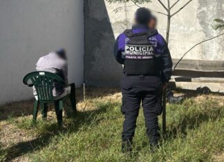 Elementos de la Guardia Nacional localizaron en Celaya a mujer reportada como desaparecida.