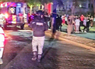 Ataque armado en el acceso a la colonia Villas Salamanca 400, dejo un saldo de un muerto y un herido.