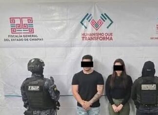 La Fiscalía del Estado de Chiapas, detuvieron a una pareja con más de $11 millones de pesos en efectivo.