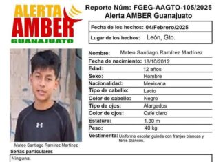 Mateo Santiago Ramírez de 12 años se reporta desaparecido desde el pasado martes.