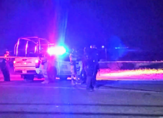 Persecución y enfrentamiento a balazos y restos humanos ayer por la noche en la zona oriente del municipio.