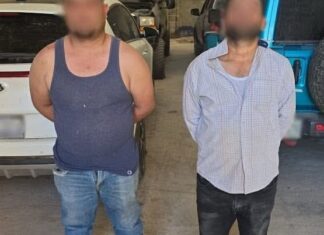 Operativo en la comunidad de San Vicente de Flores en Salamanca; aseguraron armas de grueso calibre, cartuchos útiles y once vehículos con reporte de robo.