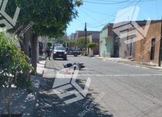 Una mujer fue ejecutada en la calle Plan de Ayala en la colonia La Loma en Valle de Santiago.