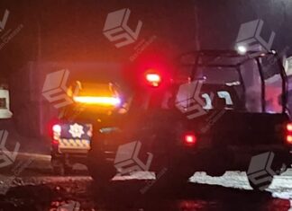 Sujeto que amenazaba con arma blanca y posteriormente de fuego, fue abatido por policías municipales en la comunidad de Aragón en Yuriria.