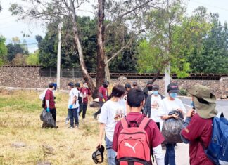 Realizan jornada de limpieza para fomentar el cuidado del medio ambiente