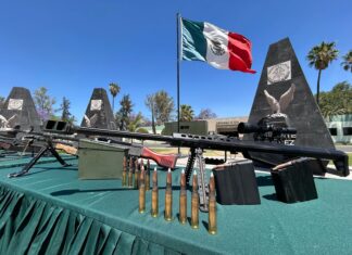 Recepción de armamento en la XII Región Militar