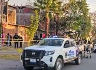 Ejecutan a un joven en la colonia La Gloria en Salamanca, la tarde de este jueves.