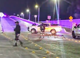 Esta madrugada fue asesinado un motociclista en el puente vehicular de la calle Héroes de Cananea, en Salamanca.